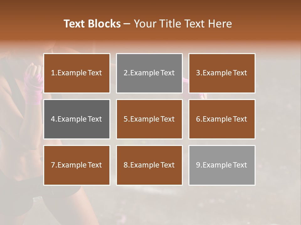 Training Conflict Competitive PowerPoint Template