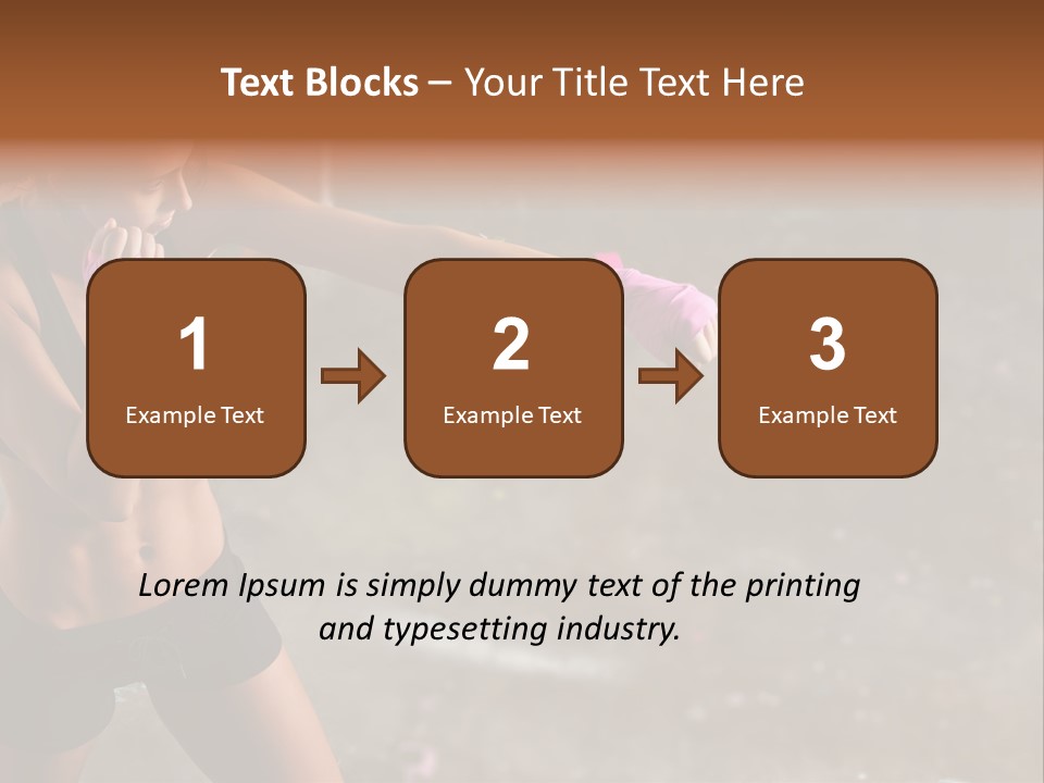Training Conflict Competitive PowerPoint Template