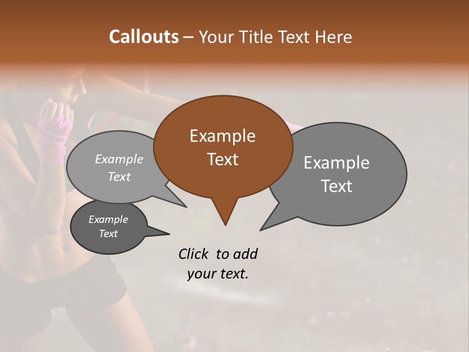 Training Conflict Competitive PowerPoint Template