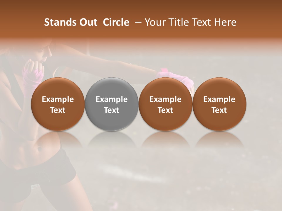 Training Conflict Competitive PowerPoint Template