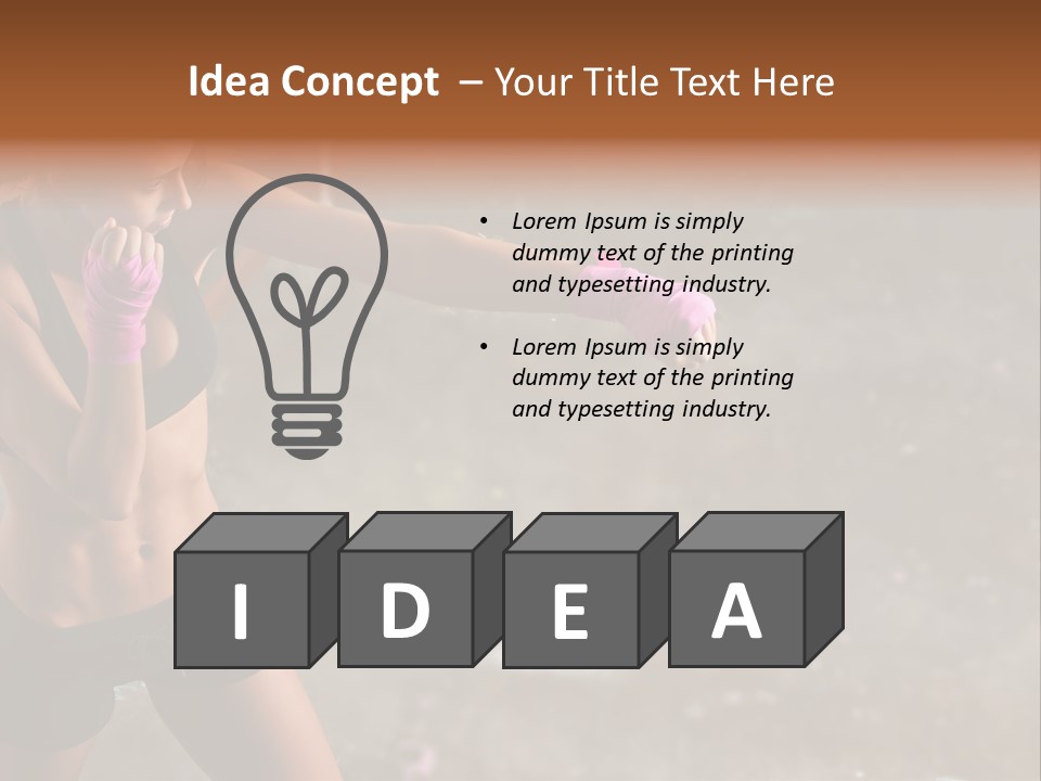 Training Conflict Competitive PowerPoint Template