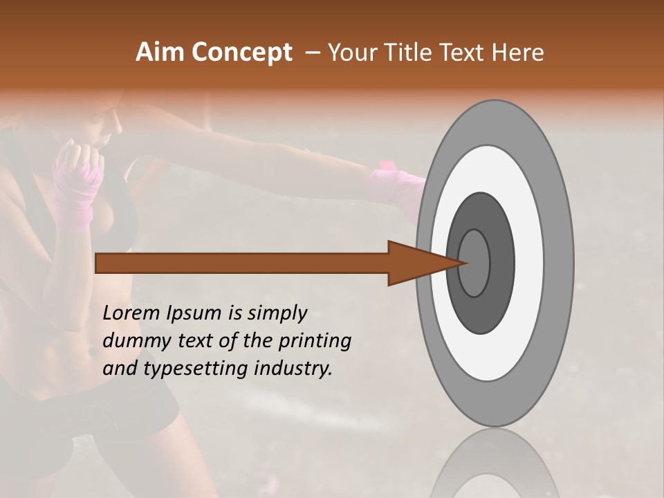 Training Conflict Competitive PowerPoint Template