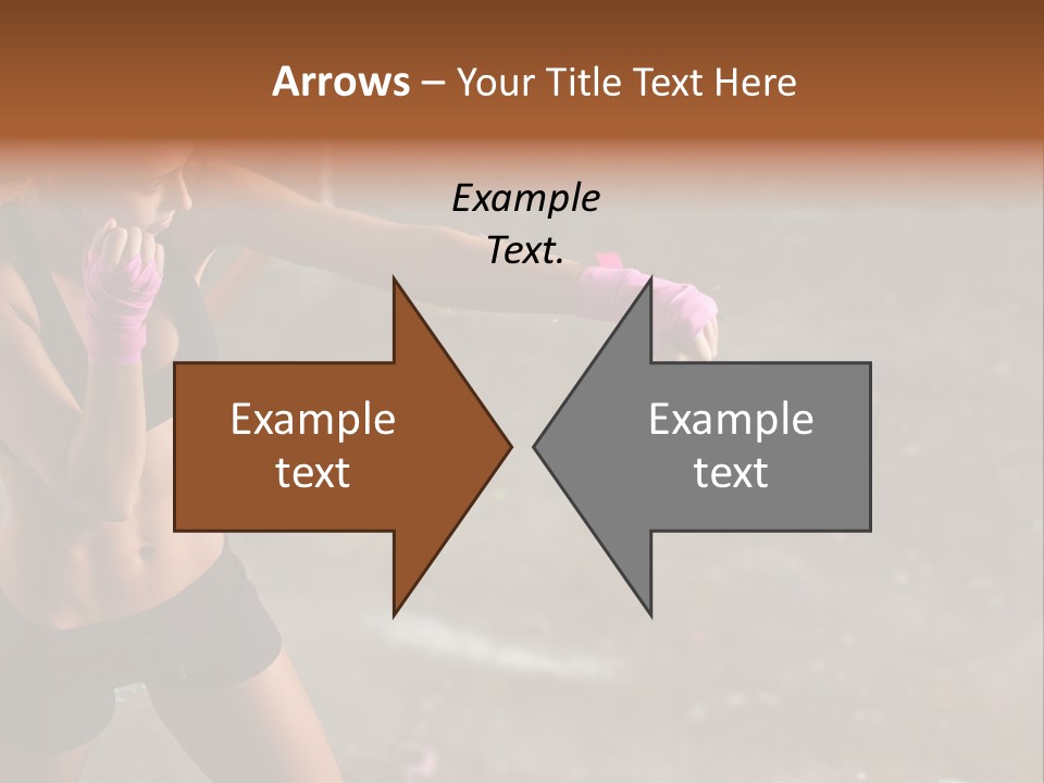 Training Conflict Competitive PowerPoint Template