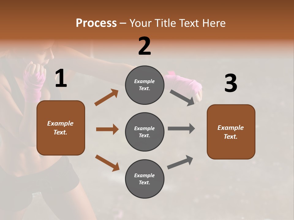 Training Conflict Competitive PowerPoint Template