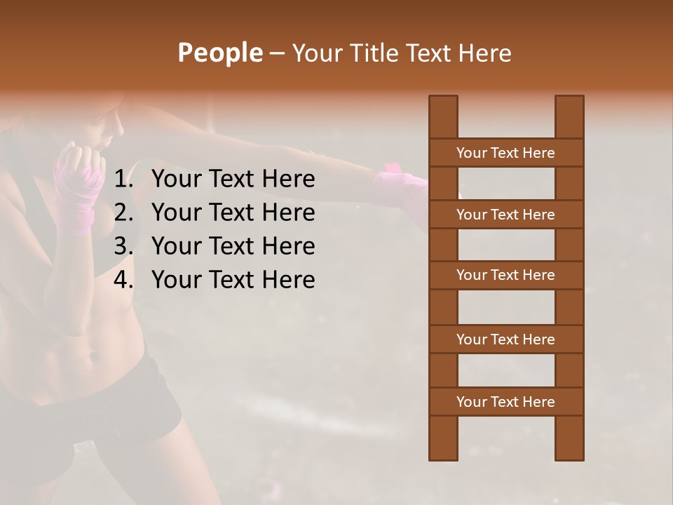 Training Conflict Competitive PowerPoint Template