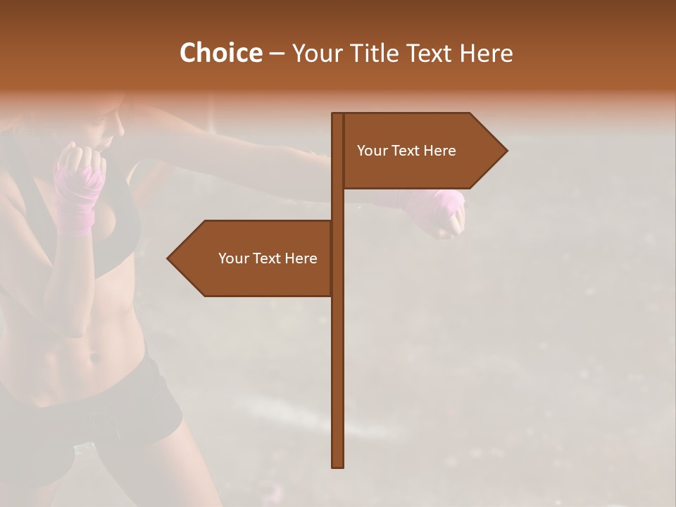 Training Conflict Competitive PowerPoint Template