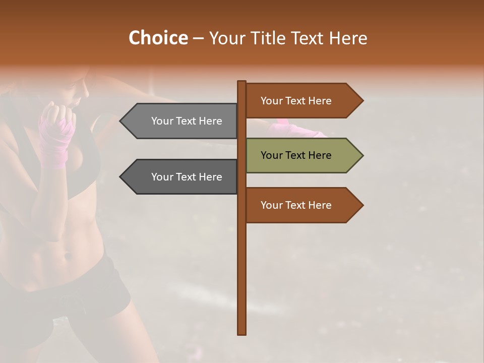 Training Conflict Competitive PowerPoint Template