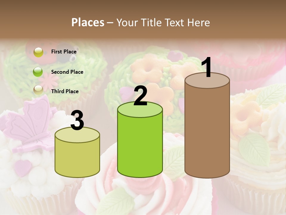 Decorative Ladybug Topping PowerPoint Template