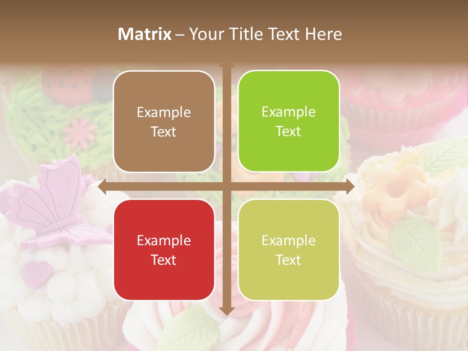 Decorative Ladybug Topping PowerPoint Template