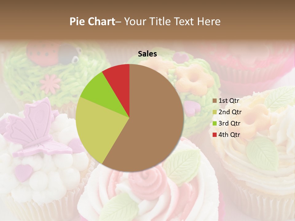 Decorative Ladybug Topping PowerPoint Template