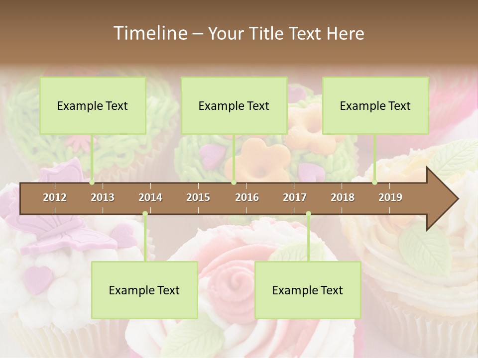 Decorative Ladybug Topping PowerPoint Template