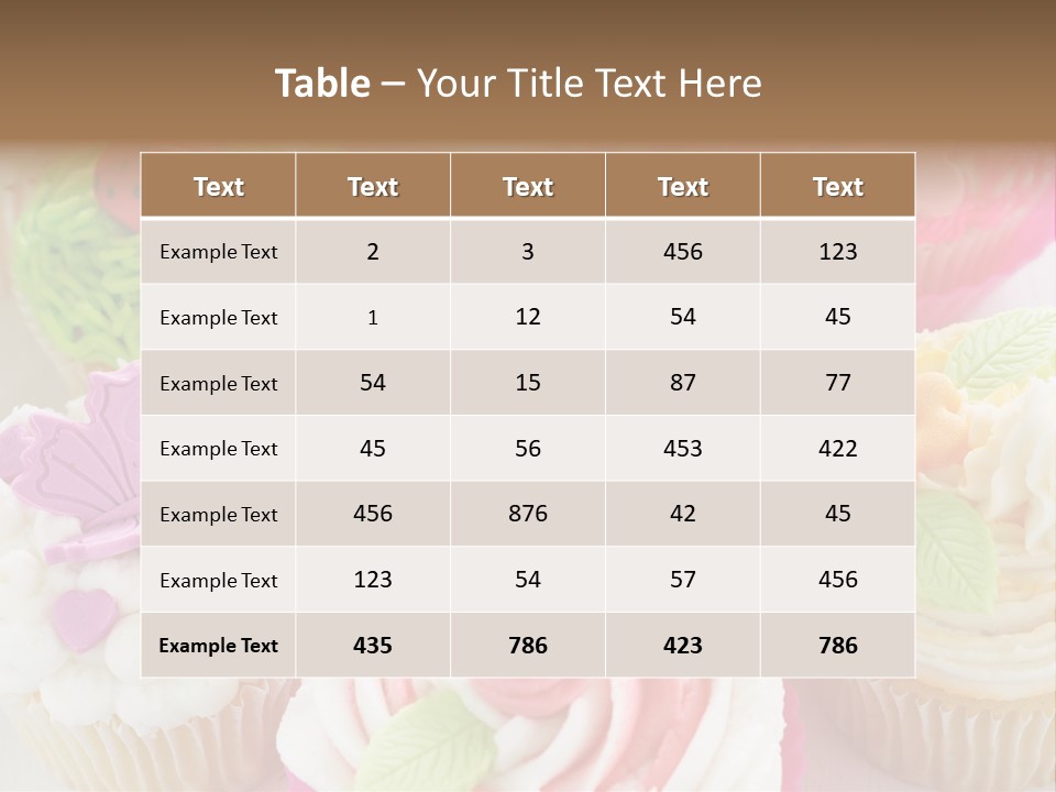 Decorative Ladybug Topping PowerPoint Template