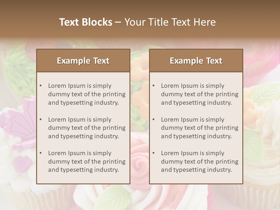 Decorative Ladybug Topping PowerPoint Template