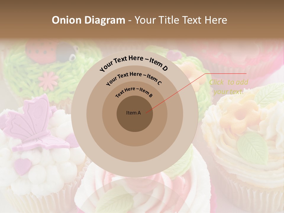 Decorative Ladybug Topping PowerPoint Template