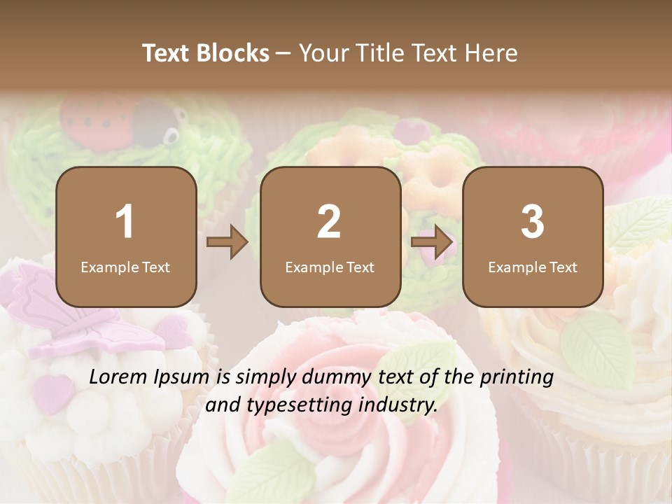 Decorative Ladybug Topping PowerPoint Template