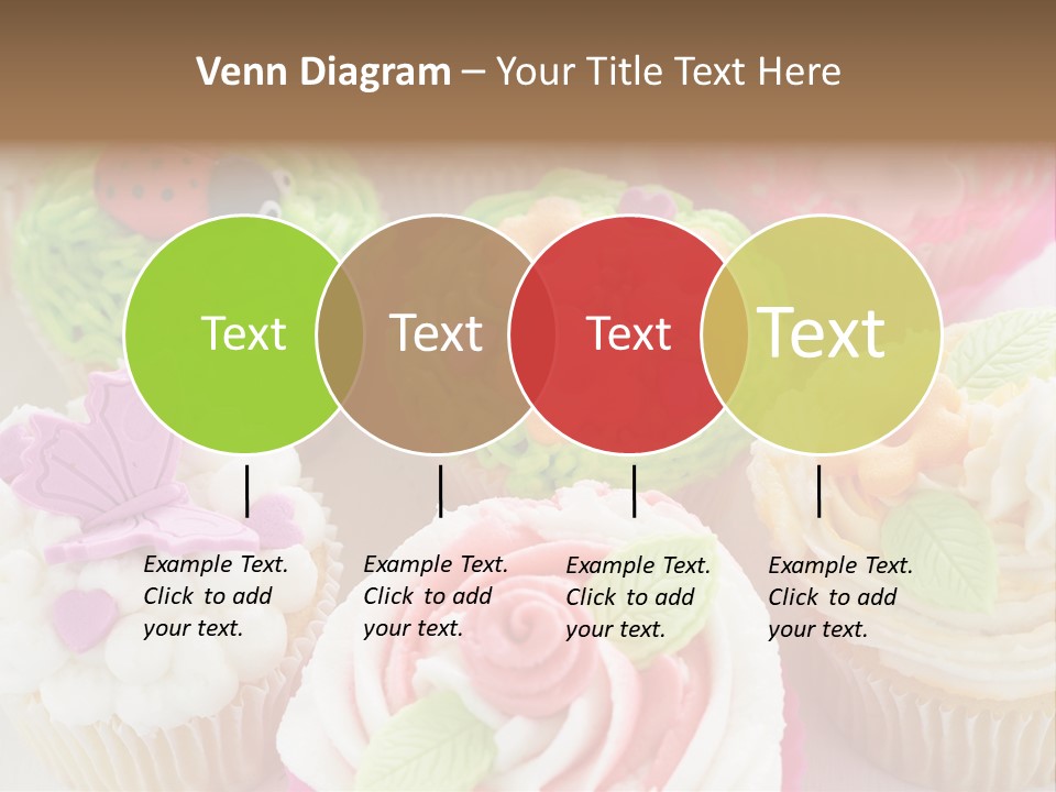 Decorative Ladybug Topping PowerPoint Template