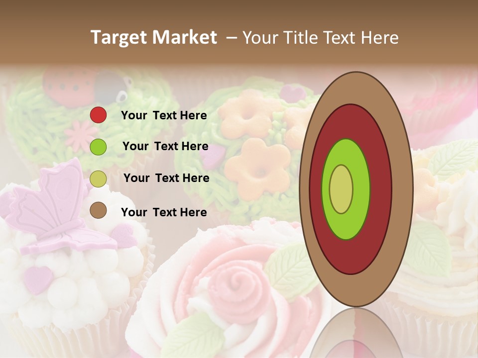 Decorative Ladybug Topping PowerPoint Template