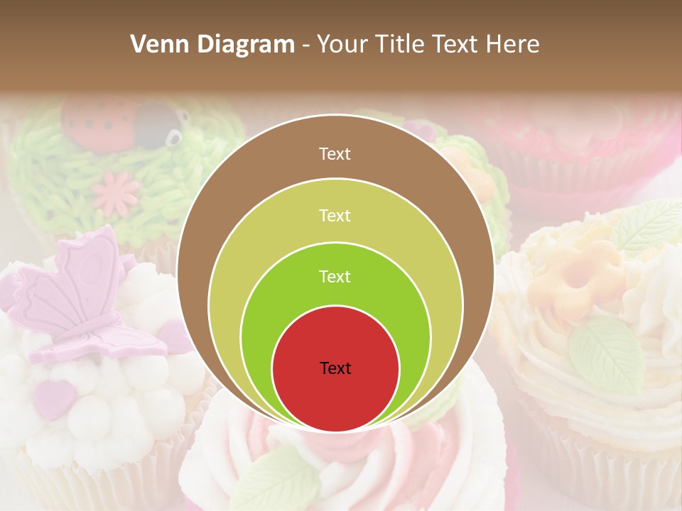 Decorative Ladybug Topping PowerPoint Template