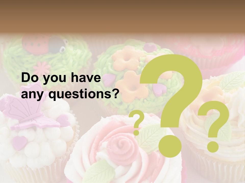 Decorative Ladybug Topping PowerPoint Template