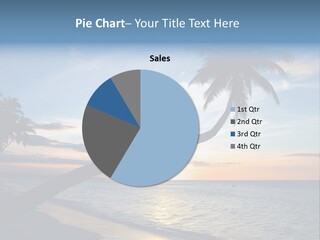 Coastline Destinations Sunrise PowerPoint Template