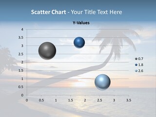 Coastline Destinations Sunrise PowerPoint Template