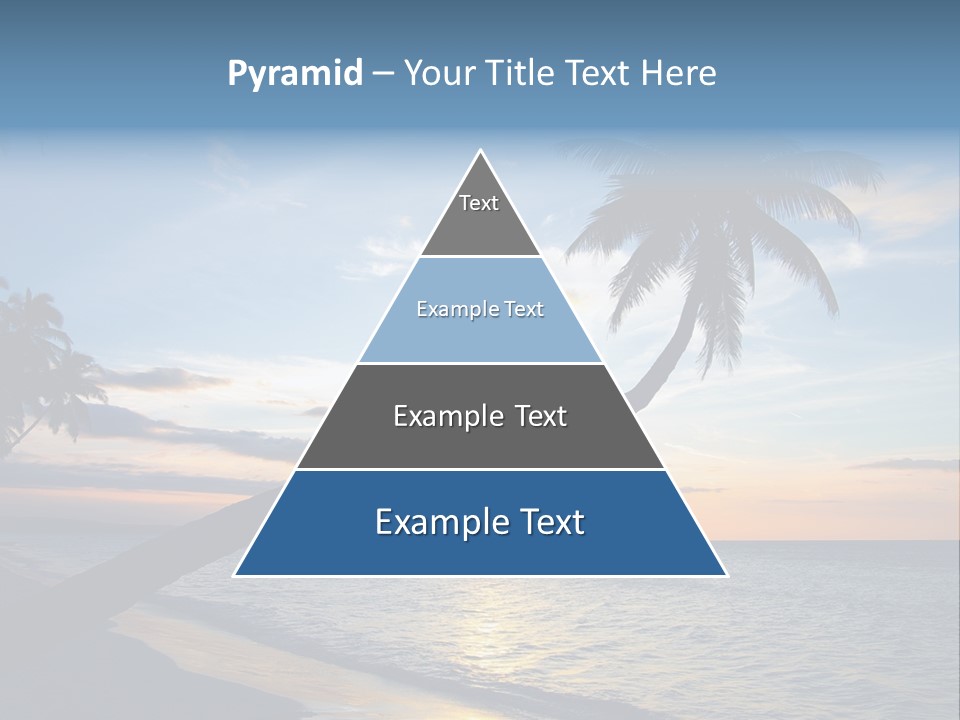 Coastline Destinations Sunrise PowerPoint Template