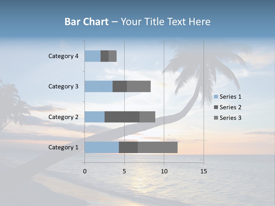 Coastline Destinations Sunrise PowerPoint Template