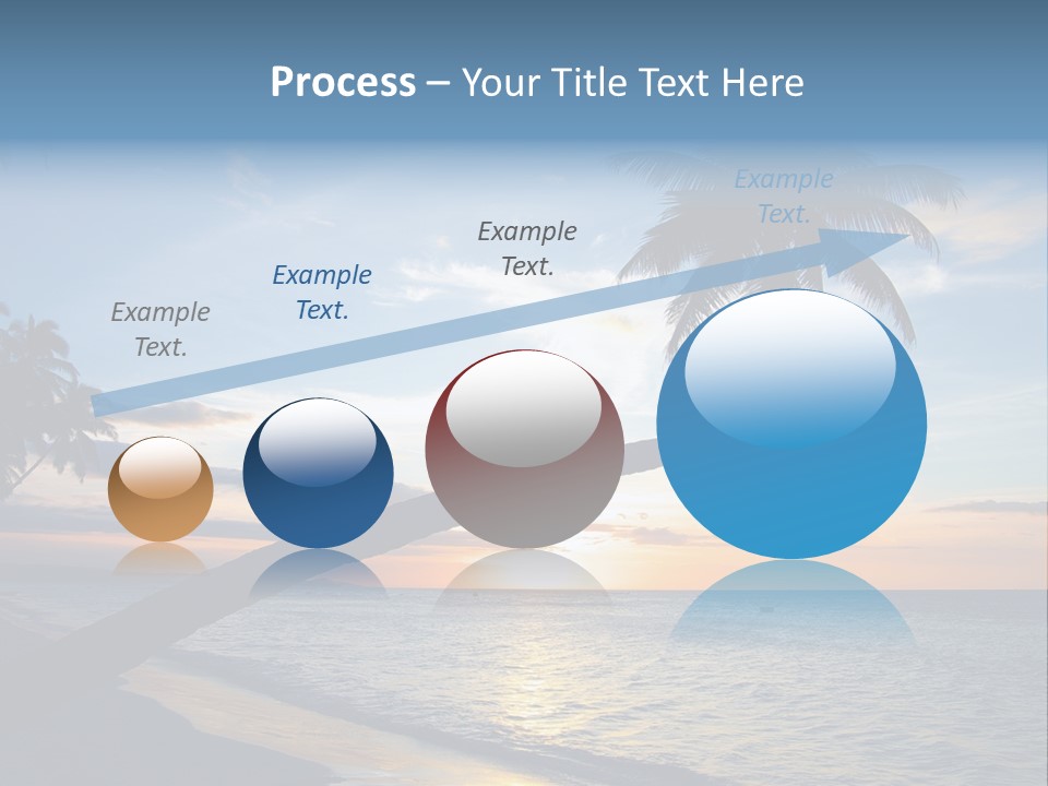 Coastline Destinations Sunrise PowerPoint Template