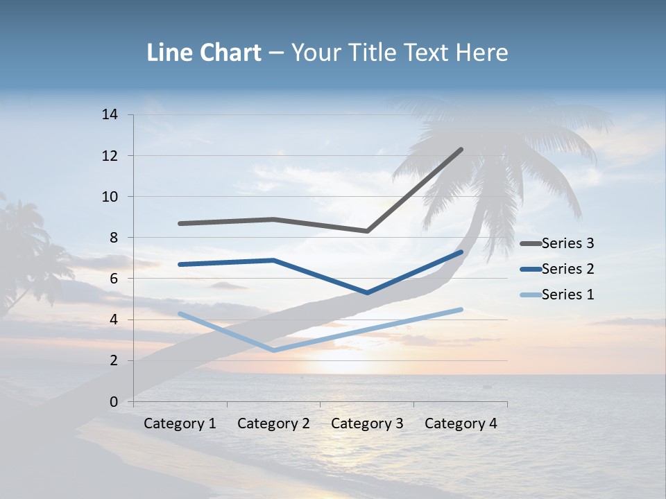 Coastline Destinations Sunrise PowerPoint Template