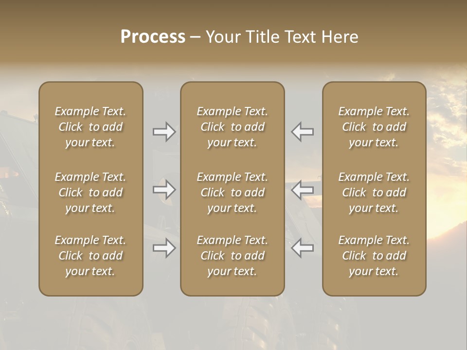 Aggression Tank Gun PowerPoint Template