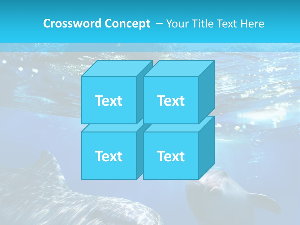 Sunshine Aquatic Blue PowerPoint Template