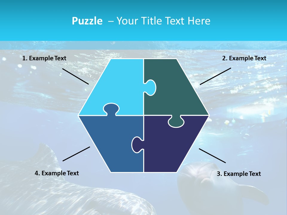 Sunshine Aquatic Blue PowerPoint Template