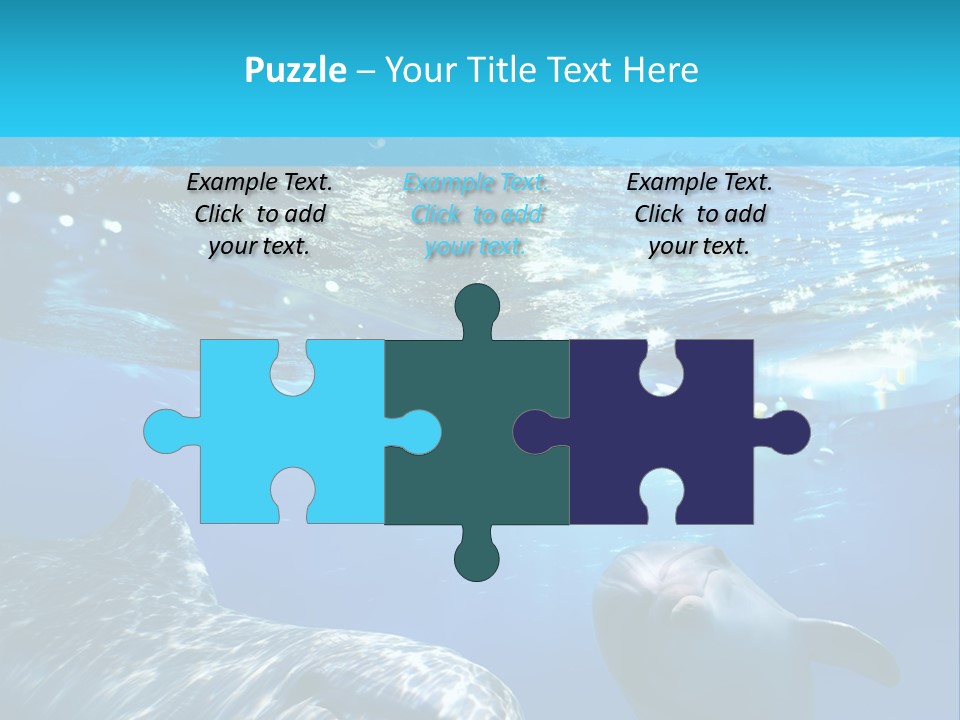 Sunshine Aquatic Blue PowerPoint Template