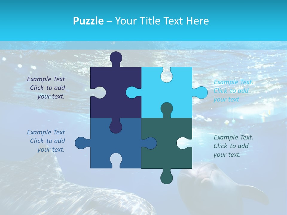 Sunshine Aquatic Blue PowerPoint Template