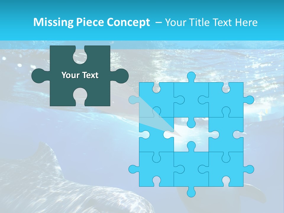 Sunshine Aquatic Blue PowerPoint Template