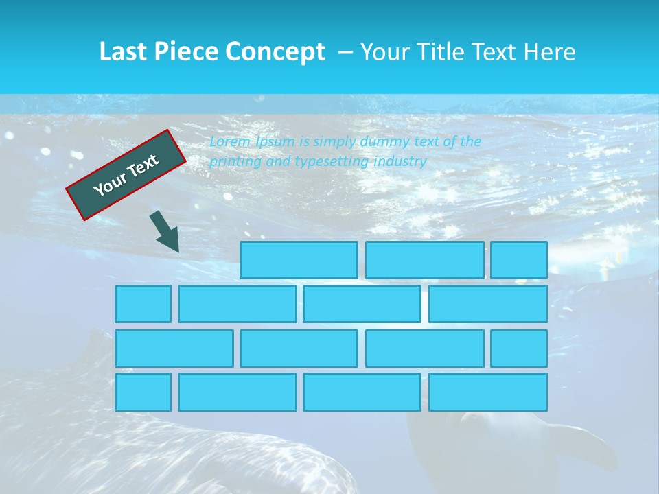 Sunshine Aquatic Blue PowerPoint Template