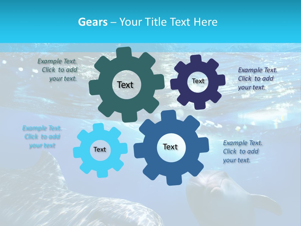 Sunshine Aquatic Blue PowerPoint Template