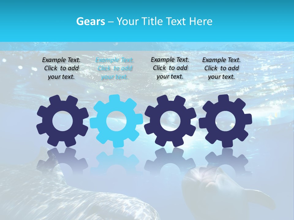 Sunshine Aquatic Blue PowerPoint Template