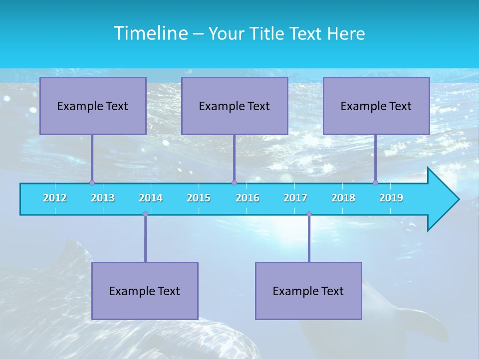 Sunshine Aquatic Blue PowerPoint Template