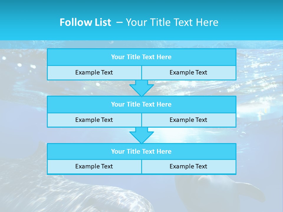 Sunshine Aquatic Blue PowerPoint Template