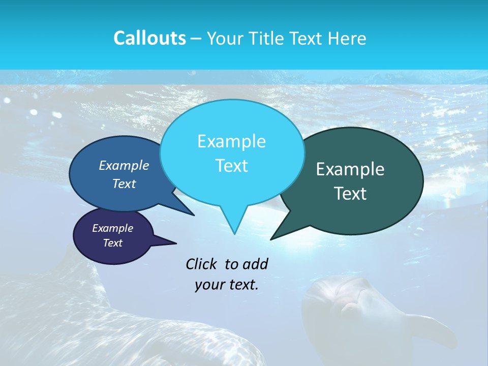 Sunshine Aquatic Blue PowerPoint Template