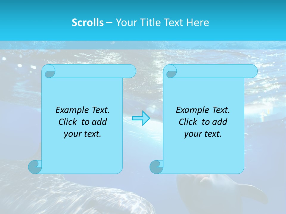Sunshine Aquatic Blue PowerPoint Template