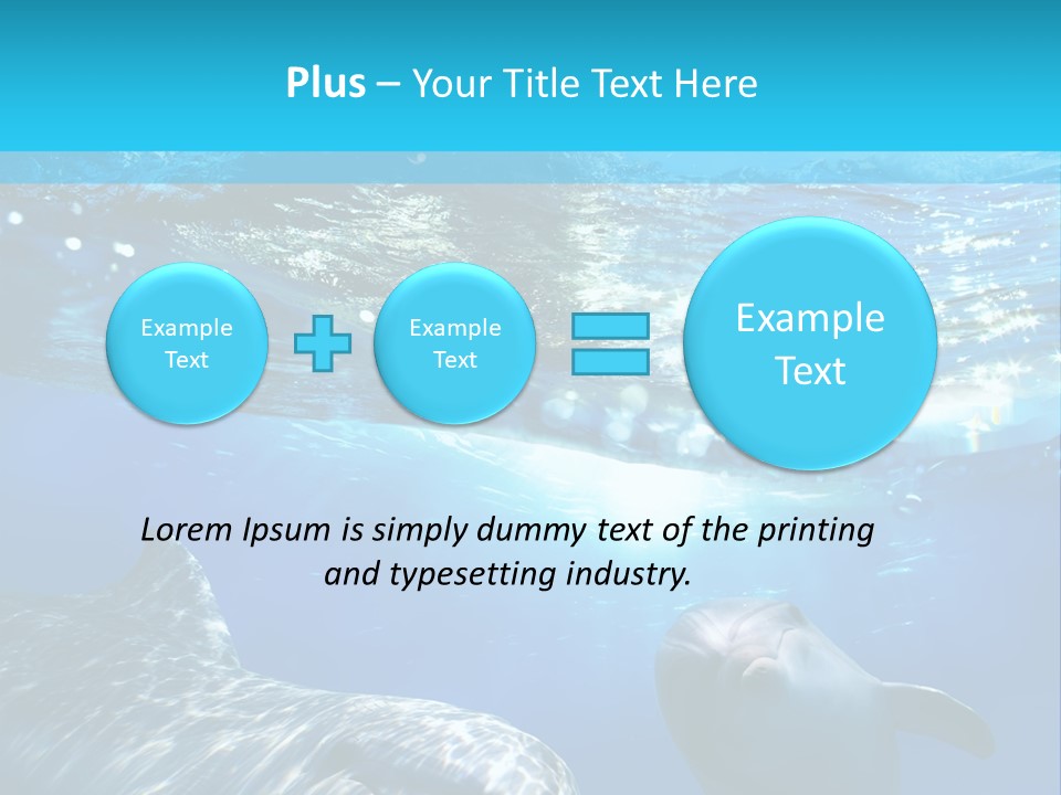Sunshine Aquatic Blue PowerPoint Template
