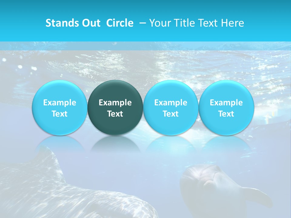 Sunshine Aquatic Blue PowerPoint Template
