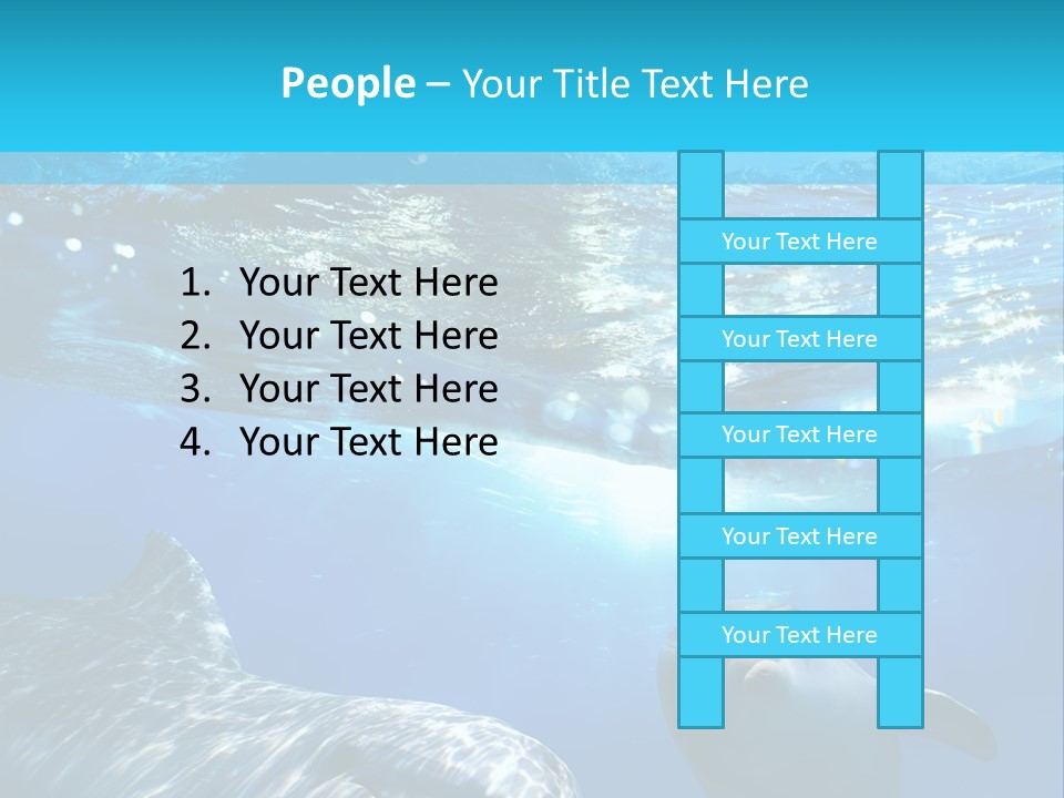 Sunshine Aquatic Blue PowerPoint Template