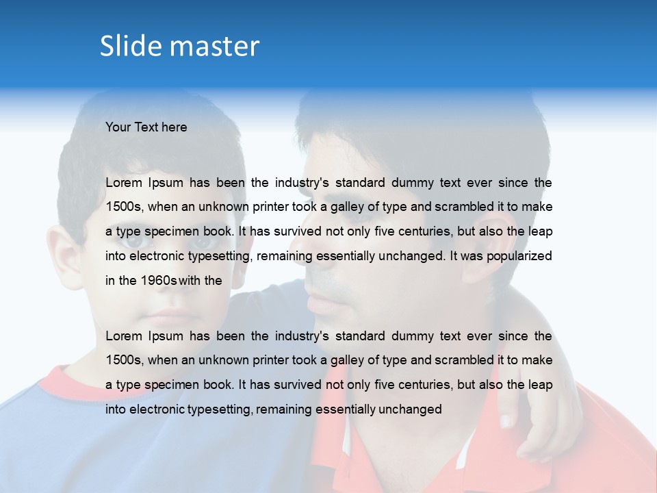 Little Fun Father PowerPoint Template