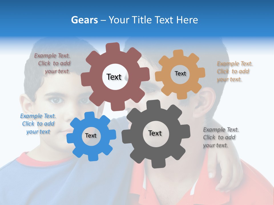 Little Fun Father PowerPoint Template