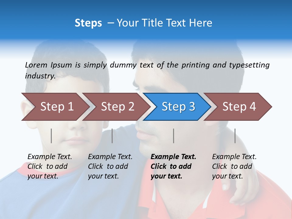 Little Fun Father PowerPoint Template