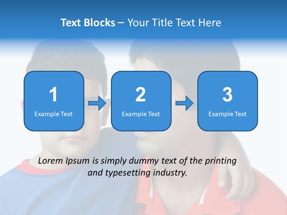 Little Fun Father PowerPoint Template