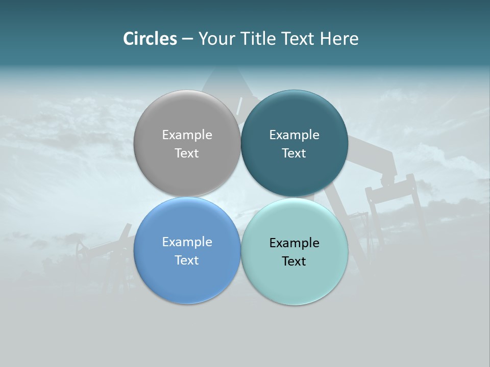 Environment Silhouette Energy PowerPoint Template